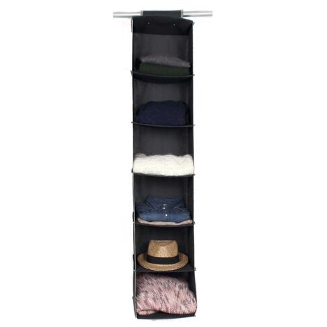 Rack in tessuto per maglioni con 6 scomparti