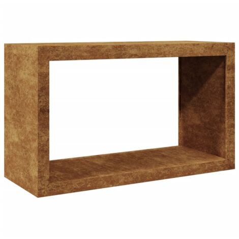 Rack per Legna da Ardere 100x40x60 cm in Acciaio Corten vidaXL