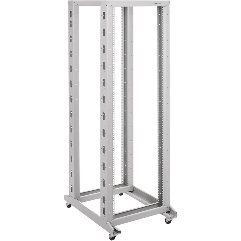 Rackmatic - Armadio rack 19'' aperto 38U 600x1000x1820mm bianco Open2 MobiRack di