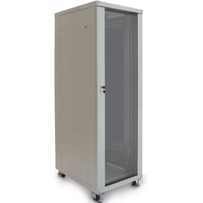 

Armario rack 19' de pie 42U 600x800x2000mm blanco MobiRack de - Rackmatic