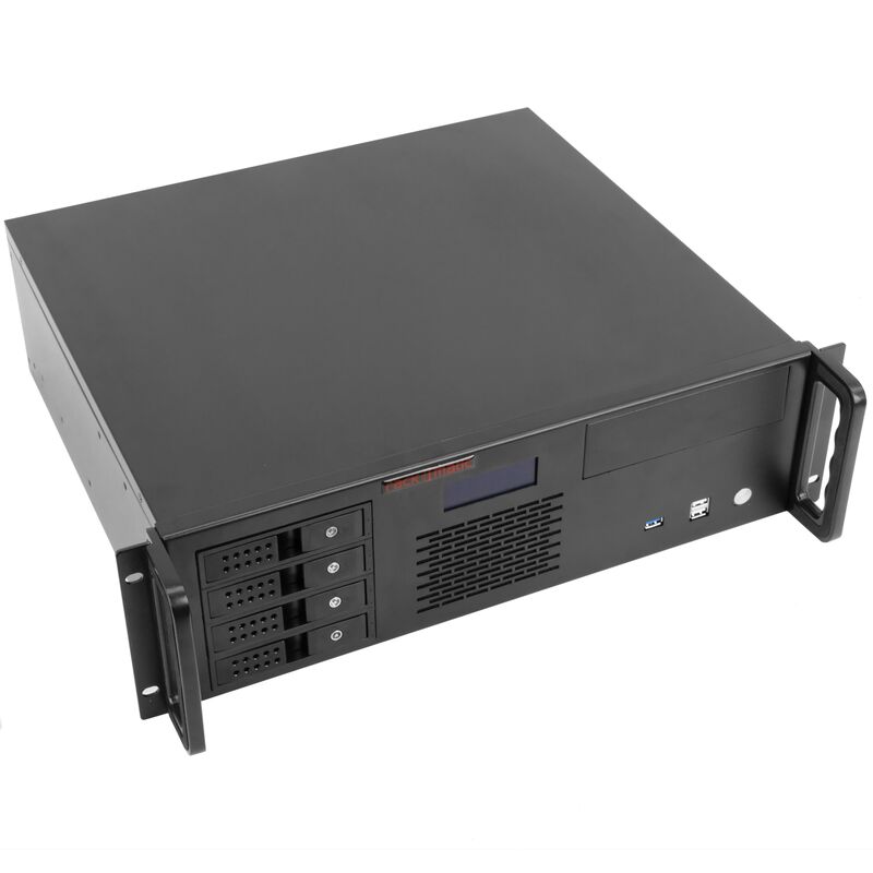 Cassetta chassis rack 19' ipc microATX atx 3U 2x5.25' 5x3.5' profondità 400mm - Rackmatic