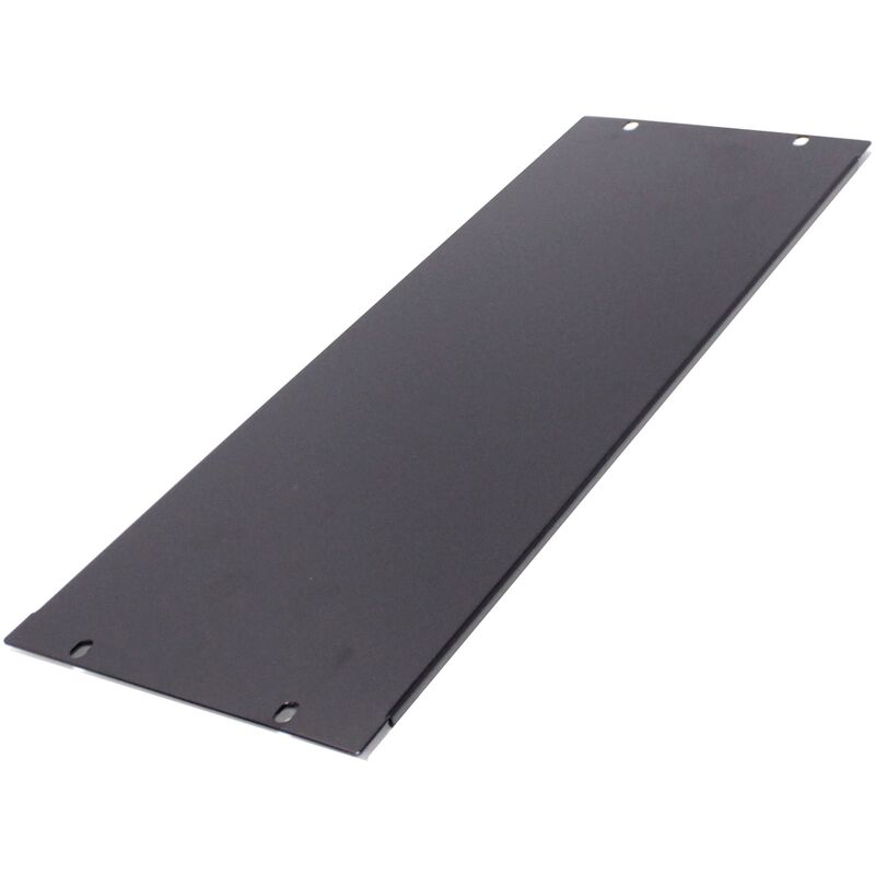 Panneau d'obturation 4U pour serveur rack 19' Couvercle en acier noir - Rackmatic