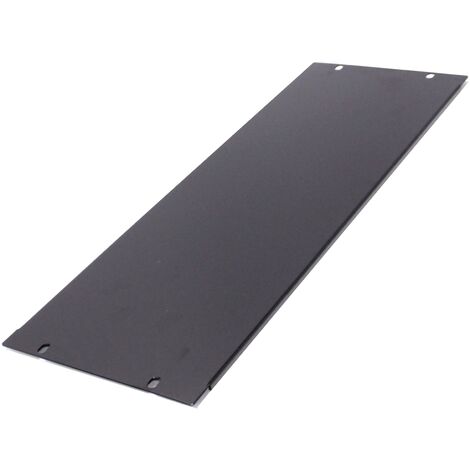 RackMatic - Panneau d'obturation 4U pour serveur rack 19" Couvercle en acier noir