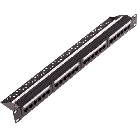 RackMatic - Patch panel 24 x RJ45 UTP cat.6 1Gb Ethernet