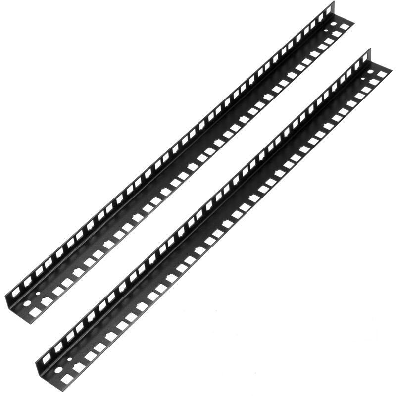 RackMatic - Rack 19" 12U rear rail for black wallmount rack cabinet WY014
