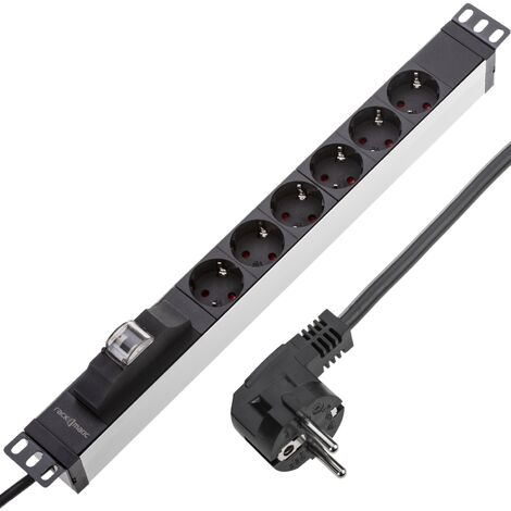 Comprar Regleta rack 8 x schuko con interruptor Lapara Networking