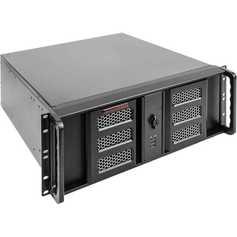 Server case rackmount chassis 19 inch IPC ATX 4U 3x5.25 inch 8x3.5 inch depth 460mm - Rackmatic