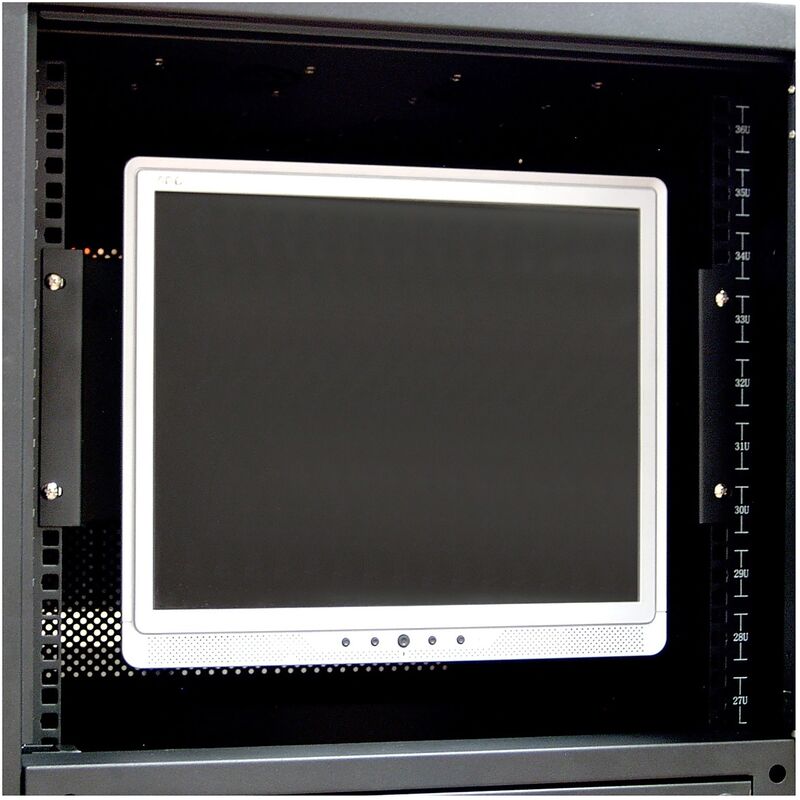 4U / VESA-75//100/ RackMatic Supporto per Schermo LCD Cablematic/ 