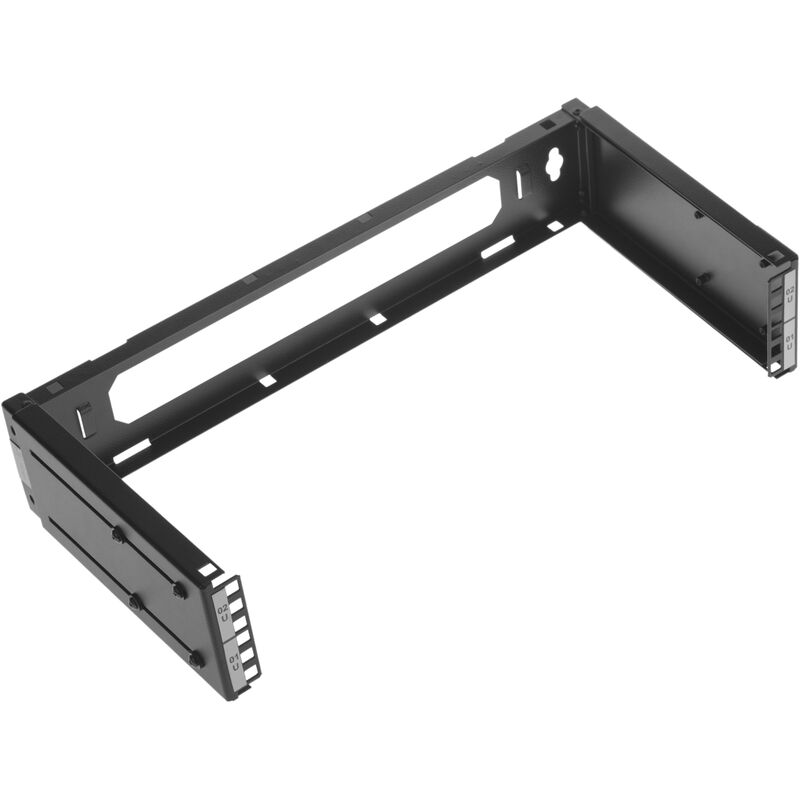 Struttura rack 19 da parete nera 2U 500mm