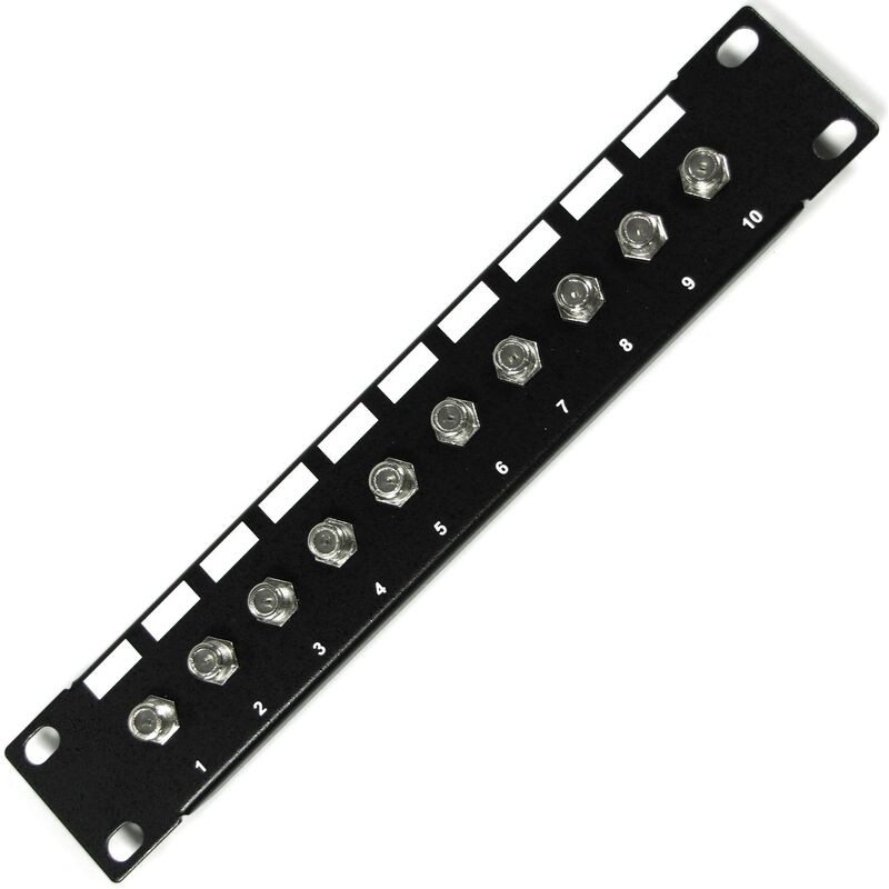 Image of RackMatic - TENRack RackMatic: Patch-Panel 10 a 10 porte 1U (Socket F)