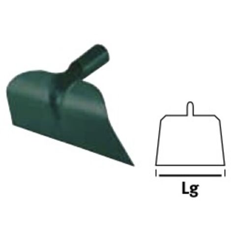 Racle écurie 30 cm sans manche - Leborgne