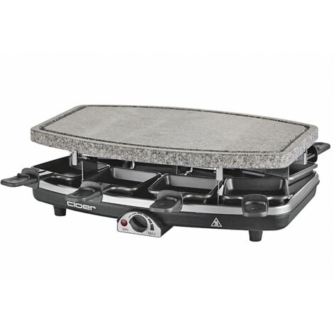 Raclette 6430 mit Naturstein 1100Watt schwarz