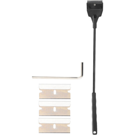 Raclette à Algues pour Aquarium avec Manche Long et Lames Remplaçables - Nettoyeur de Vitres pour Petits Aquariums