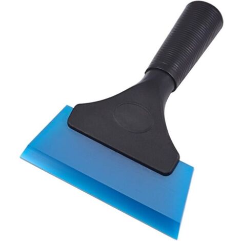 Raclette à vitres Multifonction en Silicone pour Salle de Bain, Porte Miroir de Douche, fenêtre, Verre, Porte de Douche, Pare-Brise de Voiture, grattoir à vitres (,Bleu)
