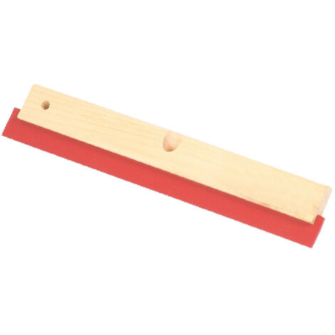 Raclette bois caoutchouc dur – Longueur 44 cm – Monture en bois – Idéale pour sols et ateliers