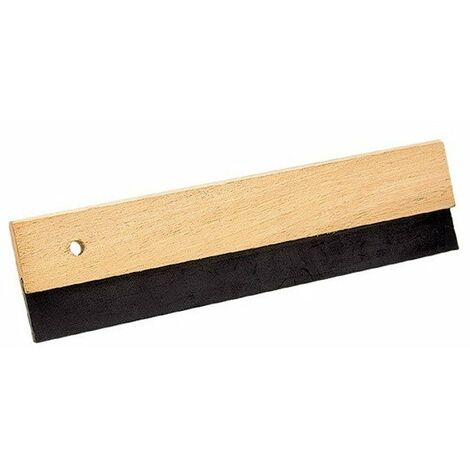 Raclette Bois Lame Caoutchouc Noir 210mm Ref 180210