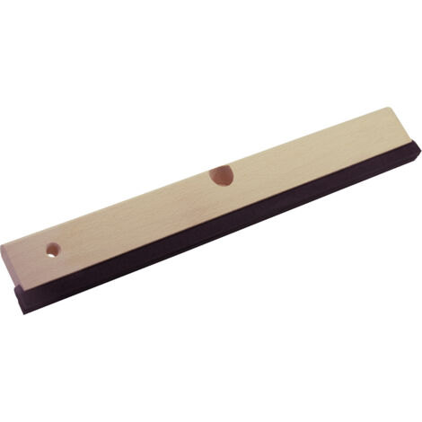Raclette bois mousse double – Monture en bois – Longueur 44 cm – Idéale pour le nettoyage des sols et surfaces lisses