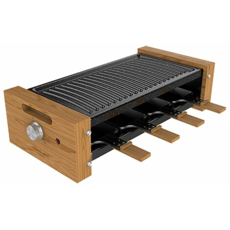 Raclette cheese-grill 8200 wood black cecotec