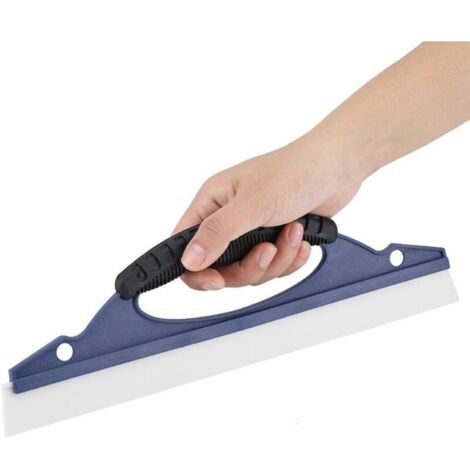 Raclette de Douche grattoir de Nettoyage - Silicone fenêtre Miroir de Bureau Verre Eau Savon essuie-Glace pour Salle de Bain Cuisine Bureau Voiture