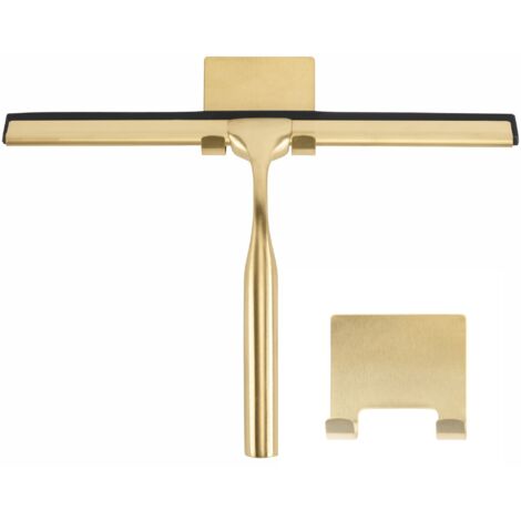 RACLETTE DE DOUCHE REA YZ-G04 BRUSHED GOLD