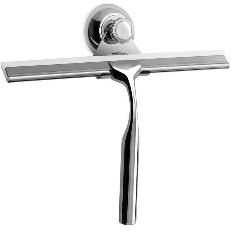 Perle Rare - Raclette De Douche Vitre Raclette l'eau De ménage en Acier Inoxydable Nettoyage Raclette pour Salle De Bain Fenêtre