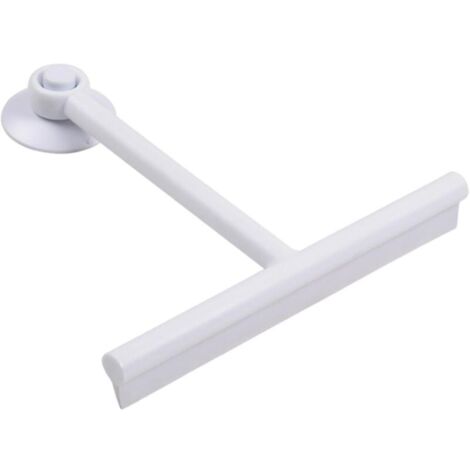 Raclette de fenêtre Extensible, raclette de Nettoyage de Verre à Prise Confortable, raclette de Douche en matériau PP/TPE avec Ventouse, raclette d'essuie-Glace en Silicone pour Porte de Douche en
