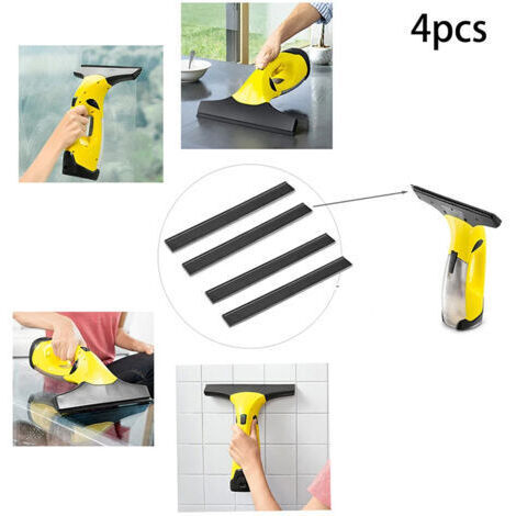 Raclette de nettoyage de vitres pour aspirateur Karcher, tête de remplacement, traction à lèvres 280mm WV50 WV60 WV70 WV75 WV2 /2 paires