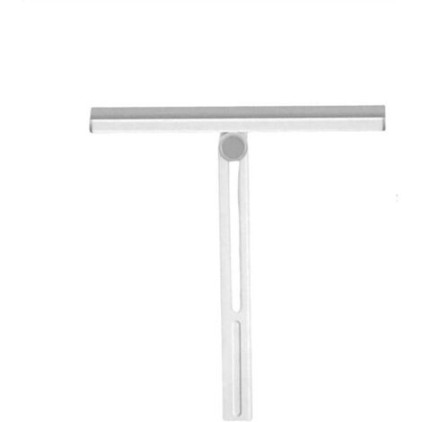 Raclette de nettoyage, raclette de douche pliable porte de douche en verre, hors nettoyage de salle de bain, blanche, 28 x 30 cm
