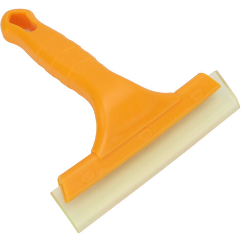 Raclette de teinte de fenêtre, nettoyeur de vitres de voiture Portable, raclette polyvalente pour pare-brise, douche jaune