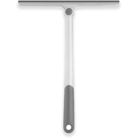 Raclette Douche en Silicone, Raclette vitré Douche Blanc，Raclette Polyvalente en Silicone pour vitres, miroirs, vitres, Portes de Douche, Pare-Brise de Voiture