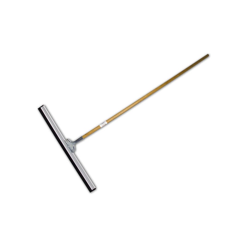 Raclette en aluminium 60 cm avec manche en bois