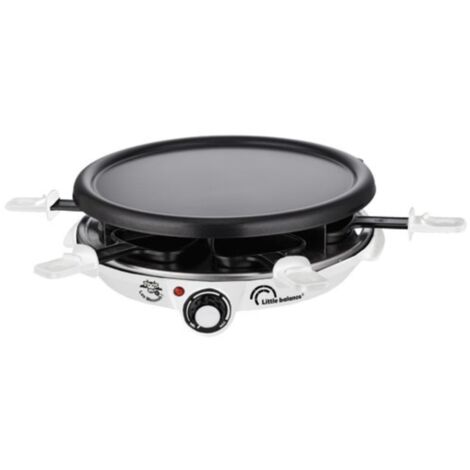 Raclette/ Gril/ Crêpes 6 personnes Blanc Meuuuh.. - Cheese & Crêpes - 8748