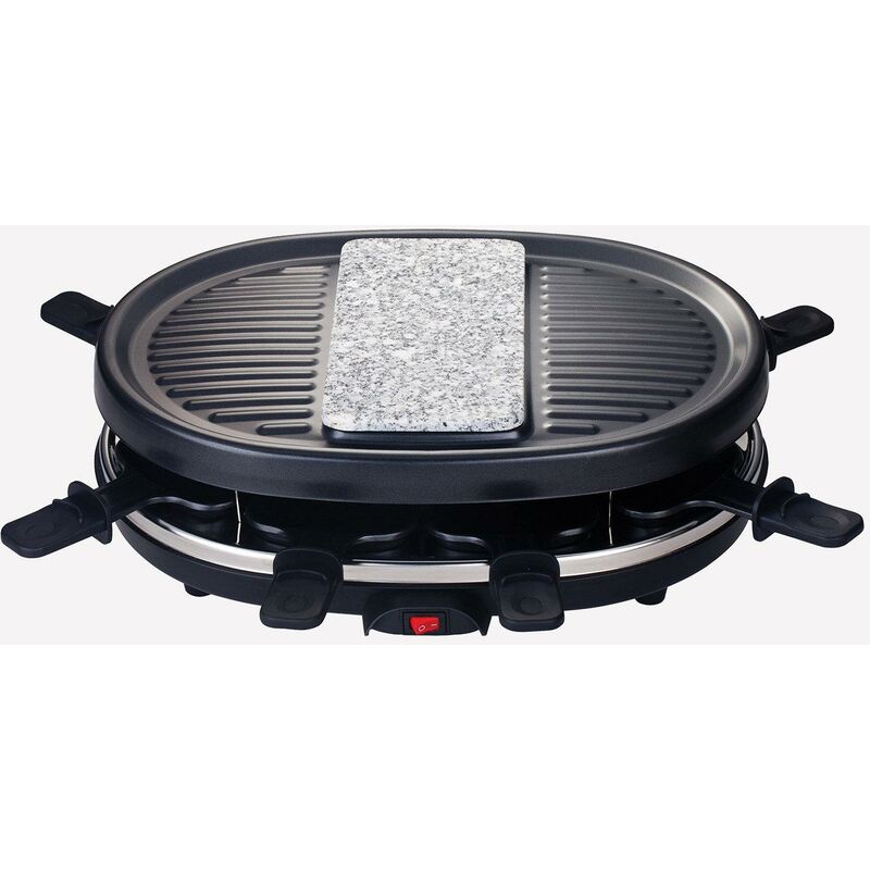 

H.Koenig Plancha raclette de piedra natural RP80 para 8 personas 900W