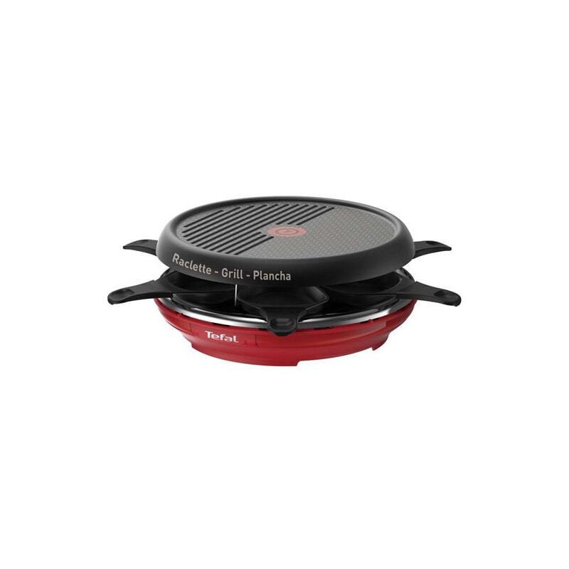 Tefal - Raclette grill et plancha Colormania 850 w Rouge