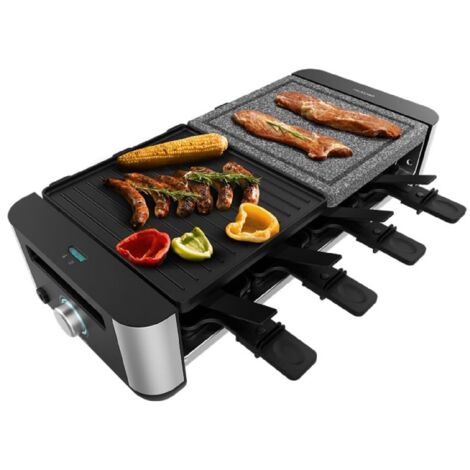 Raclette Inox Cheese&Grill 16000 Inox MixGrill Cecotec