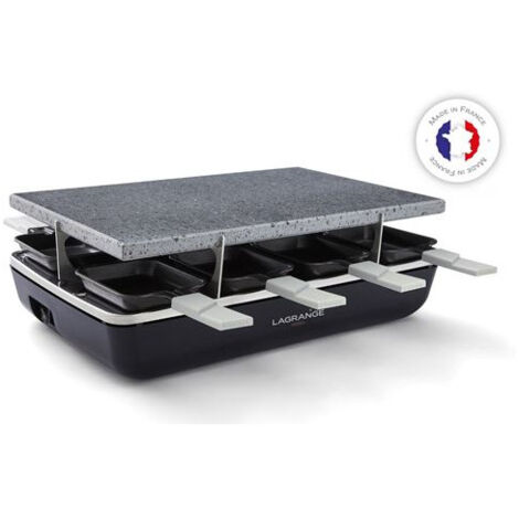 Raclette Lagrange Élément pierre de cuisson 1200 W Noir