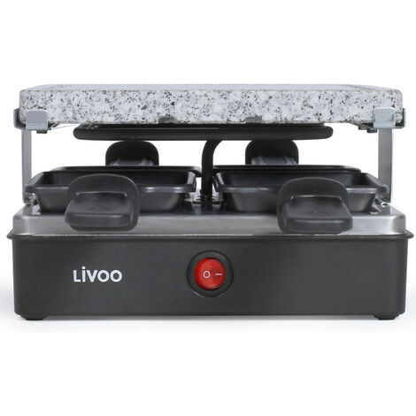 Livoo - Appareil à Raclette 4 Personnes doc259