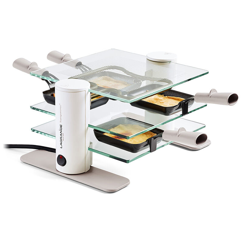 Raclette Maschine 4 Personen 600W in Glas - 009408 - lagrange