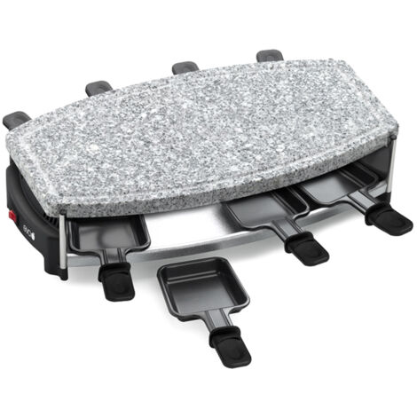 Raclette Ovale Eva in Ceramica di Alta Qualit� con Piastra Riscaldante e Manico Ergonomico