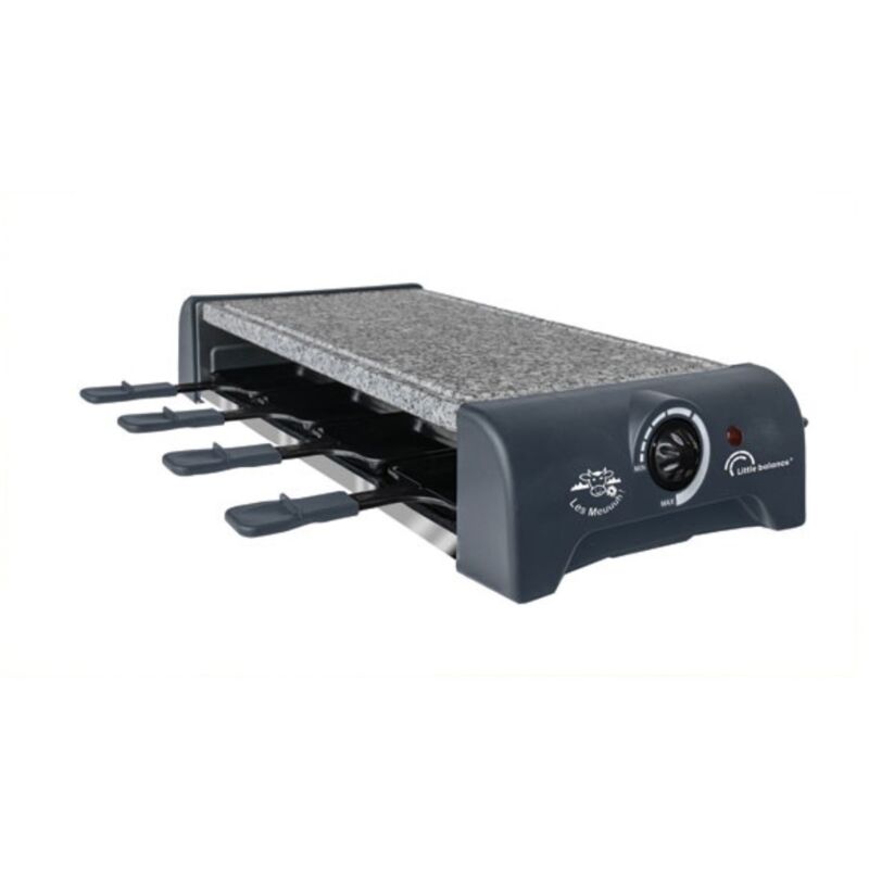 Raclette para 8 personas, 1300 W + piedra para asar - 8751 - little balance -