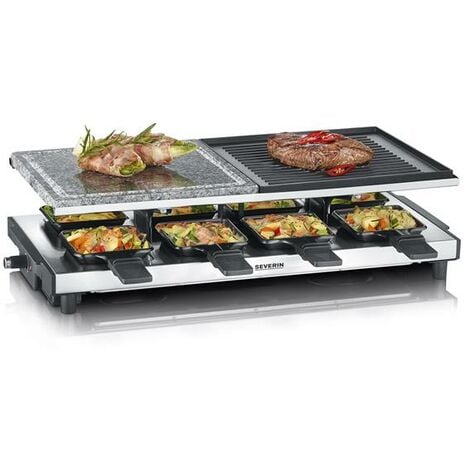 Raclette DOMOCLIP 2 personas 350W + piedra para Grill Doc156W