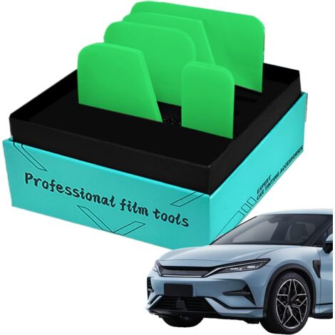 Raclette pour film de fenêtre - 5 pièces - Multi - usages - Pour voiture -