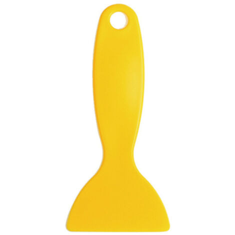 Raclette pour film teinté pour vitres de voiture, petit grattoir jaune, outil de nettoyage pour l'application de films pour voitures et téléphones, mini spatule sécurisée