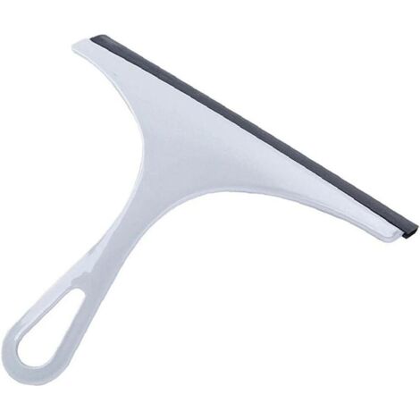 Raclette pour vitres, raclette de douche, outil de nettoyage de vitres ménager, bleue