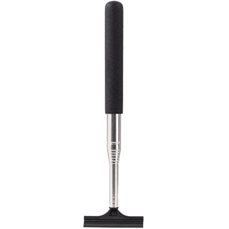 Raclette rétractable pour rétroviseur de voiture, nettoyeur haute pression avec longue perche télescopique, outil de nettoyage de rétroviseur portable, noir