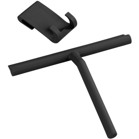 Raclette salle de bains en silicone Mola noir