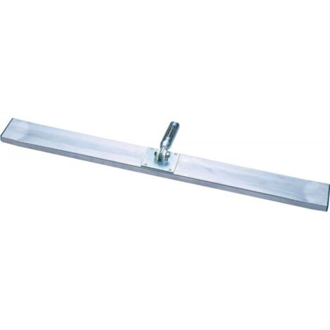 Racloir béton aluminium 100 cm – Pour chantiers humides – Finition lisse sans poignée – Outil professionnel – E-Flor