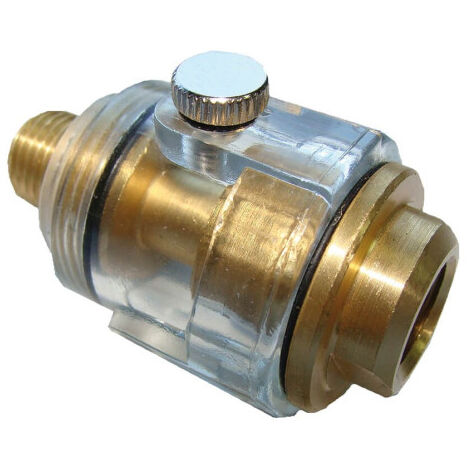 Racor accesorio lubricante para máquinas neumáticas