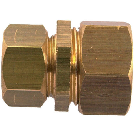 RACOR BICONO DOBLE EN GAL TUERCA 12X17 10 - 12 - GARIS - D28501B