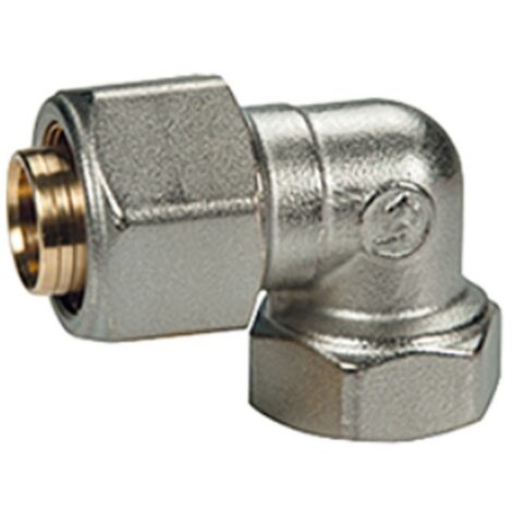 Racor curvo Giacomini 90°, roscado F multicapa 1/2x 20x2 R563MX057